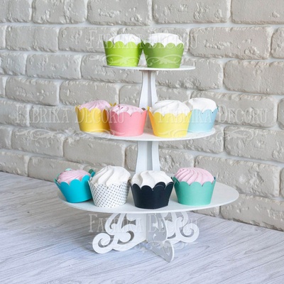 Набір паперових заготовок 005, ТМ Fabrika Dekoru, 6 штук, вибір кольору