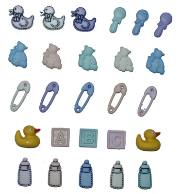 Набір декоративних ґудзиків Dress It Up - Tiny Baby