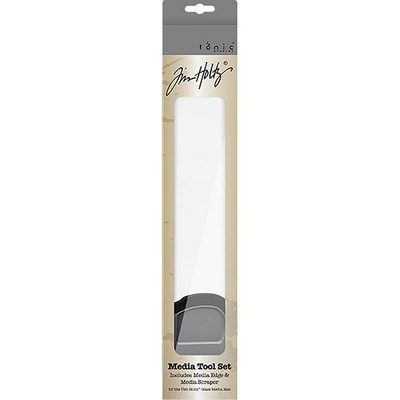 Линейка и скребок Tim Holtz Media Tool Set (для стеклянного коврика Tonic Studios Glass Media Mat)