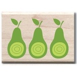 Резиновый штамп Studio G - Грушки, 5.5х3.5 см, на деревянном блоке