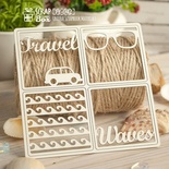 Чипборд ScrapBox - Карточка Project Life набір з 4-x шт. PL-042