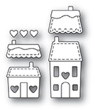 Ножи от Memory Box - Stitched heart Village