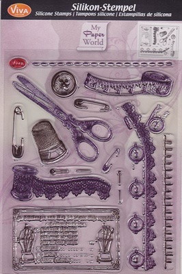 Штамп силиконовый от Viva Decor -Ателье мод