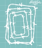 Чипборд від Вензелик - Набір " Колючки " 03, розмір: 63x80 мм