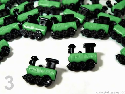 Ґудзик Локомотив, розмір 20 мм, 2 шт.