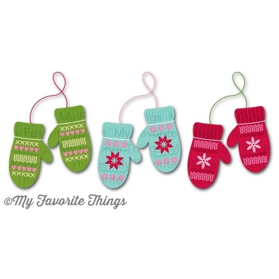 Акриловий штамп My Favorite Things - LJD Cozy Mittens, 19 штук (LJD43)