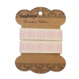 Стрічка декоративна від ScrapBerryʼs - Милі сови, Шеббі 15мм, 2м, бавовна