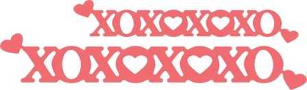 Нож для вырубки от Cheery Lynn Designs - XOXOXO