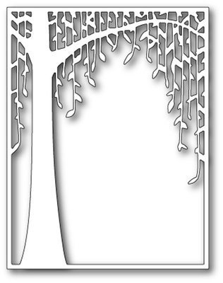 Ножі від Poppystamps - Weeping Willow Tree craft die - Іва