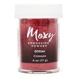 Пудра для ембоссинга Moxy Glitter Crimson от American Crafts, 17 г