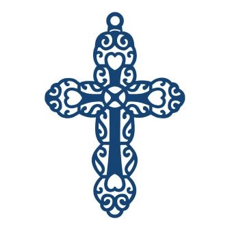 Ніж від TatteRed Lace Dies- Small Cross - Маленький хрестик