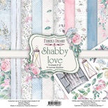 Набір скрап-паперу Shabby love 20x20см, ТМ Фабрика Декору