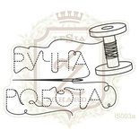 Акриловий штамп Lesia Zgharda IS003a Ручна робота з котушкою і голкою, 5,3*3,9 см.