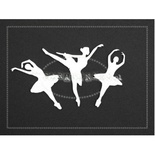 Чипборд Scrapiniec - Балерины, 3 штуки