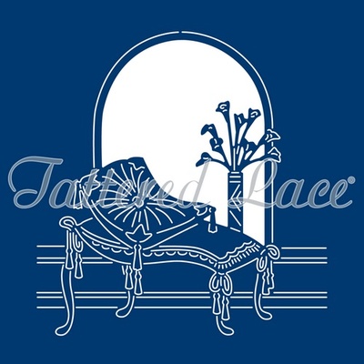 Лезвие Tattered Lace Die - Art Deco Seat 