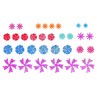 Ніж для вирубки від Cheery Lynn Designs - Tiny Flower Kit (Set of 3)