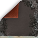 Лист двусторонней бумаги от Scrapmir - Темнота - Time to Dream,  30x30 см