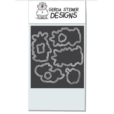 Набор лезвий Gerda Steiner Designs - Moody Unicorns 4x6 Die Set