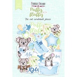 Набір висічок для скрапбукінгу, колекція Puffy Fluffy Boy,52шт., ТМ Фабрика Декору