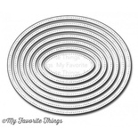 Ніж для вирубки My Favorite Things - Die-namics Pierced Oval STAX, 7 шт.