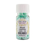 Паєтки розетки, м'ятні з райдужним перламутром 213, ТМ Фабрика Декору.