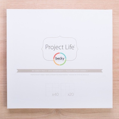 Набор файлов с кармашками Project Life by Becky Higgins - Photo Pocket Pages - Big Variety Pack 2