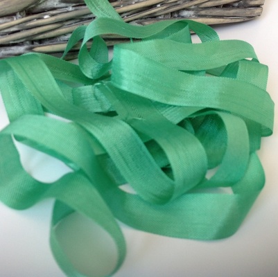 Лента Seam Binding Kelly Green, ширина 14мм, длина 90см