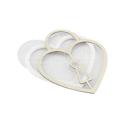 Заготовка для шейкера Замочок 10,9x12,7 см, колір молочний, ТМ Фабрика Декору