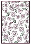 Папки для тиснения Nellie Snellen Embossing Folder - Flowers & Leaves