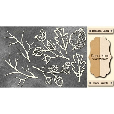 Чипборд Фабрика Декору - FDCH-155, колір молочний, крафт