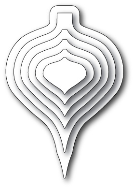 Ніж для вирубки від Memory Box - Drop Ornament Layers