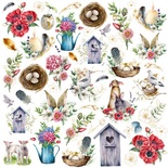 Набір картинок для вирізання Easter 30,5x30,5см, ТМ Фабрика Декору (02520)