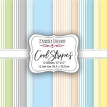 Набір скрап-паперу Cool Stripes, 30,5x30,5см, Фабрика Декору