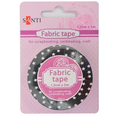 Лента текстильная самоклеющаяся Ночное небо, 1.5см*5м, ТМ Santi