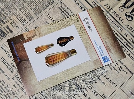 Эпоксидные наклейки от Евгения Курдибановская ТМ - Лампочки №1