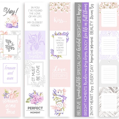 Набір смужок з картинками для декорування Majestic Iris, ТМ Фабрика Декору