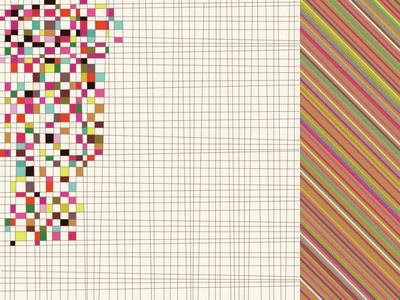 Аркуш двостороннього скрап-паперу Kaisercraft - Hopscotch Collection - Marvellous, 30,5x30,5см