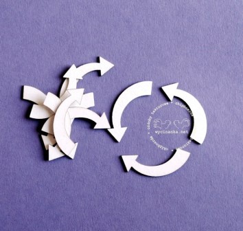 Чипборд від Wycianka - Стрілочки круглі, 10 шт.