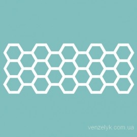 Чипборд від Вензелик - Фон 18 - Соти, розмір: 80x30 мм