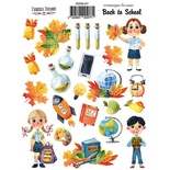 Набір наліпок #077, Back to School, ТМ Фабрика Декору