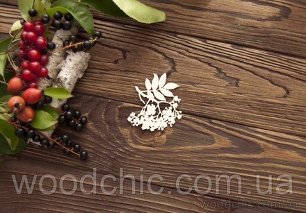Чипборд Горобина від WOODchic, 4.3 на 4.5см