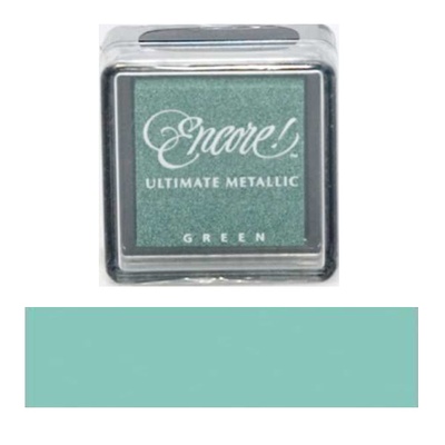 Чернила Tsukineko Encore Ultimate Metallic Small Ink Pad - Green