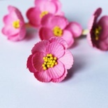 Магнолія, 40мм, колір рожевий, 1 шт.