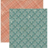 Аркуш скрап-паперу Authentique Tinsel, 30x30 см, двосторонній