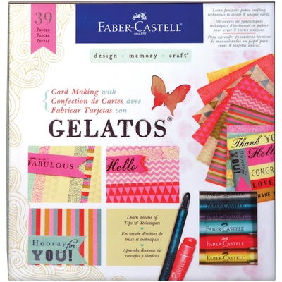 Набір від Faber Castell - Card Making Kit With Gelatos, 39 ел.