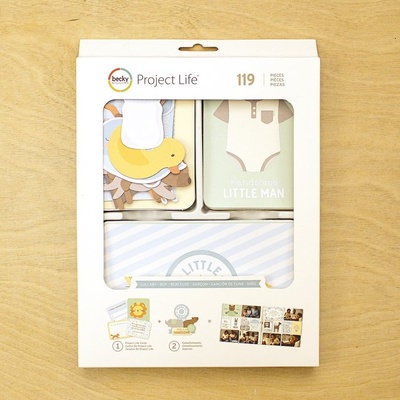 Набір карток Project Life by Becky Higgins - Value Kit - Lullaby Boy, 119 елементів