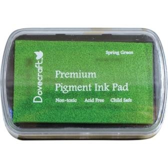 Штемпельная подушечка Dovecraft Pigment Ink Pads - Spring Green, цвет зеленый