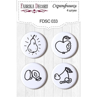 Набір скрап-фішок від ТМ Фабрика Декору з 4 шт. FDSC 033