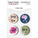 Набор скрапфишек ТМ Фабрика Декора из 4 шт № 336