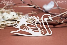 Чипборд від Вензелик - Лебідь, розмір: 49x92 мм